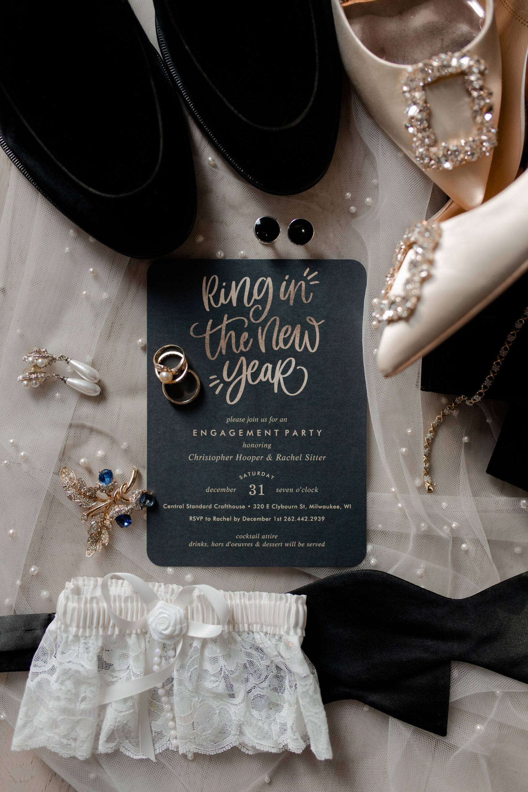 New Years Eve Surprise Wedding in Milwaukee Wisconsin, shot by Claire Neville Photography