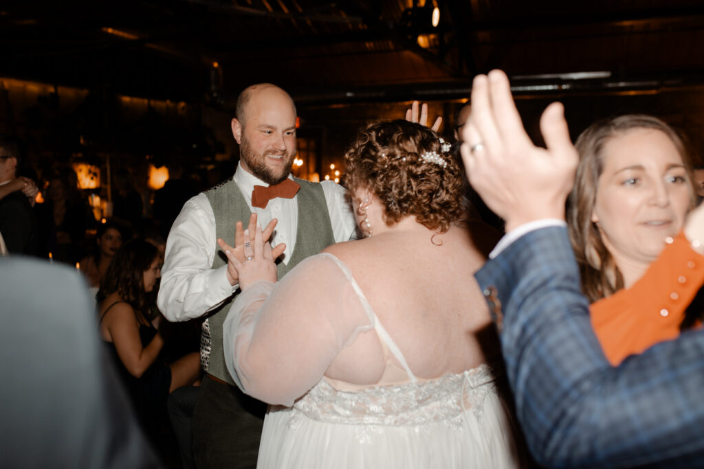 A wedding reception at Dandy in Milwaukee, WI