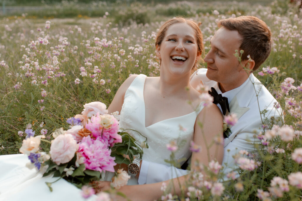 A bright and colorful destination wedding at Abloom Farm in Milwaukee Wisconsin