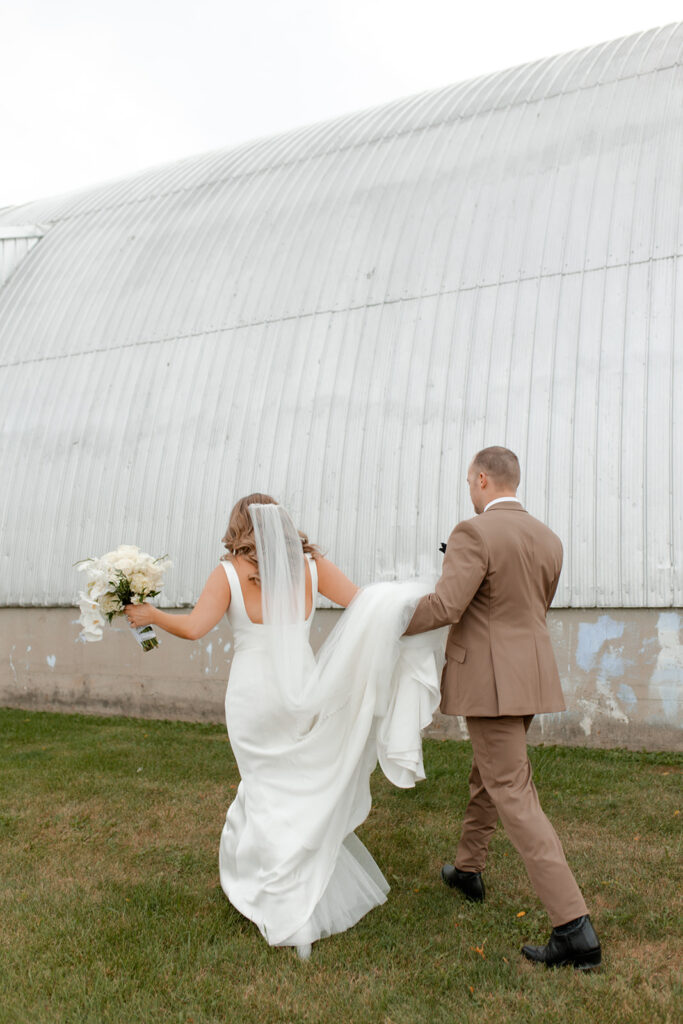 Madison Wisconsin Modern Western wedding photographed by Claire Neville Photography