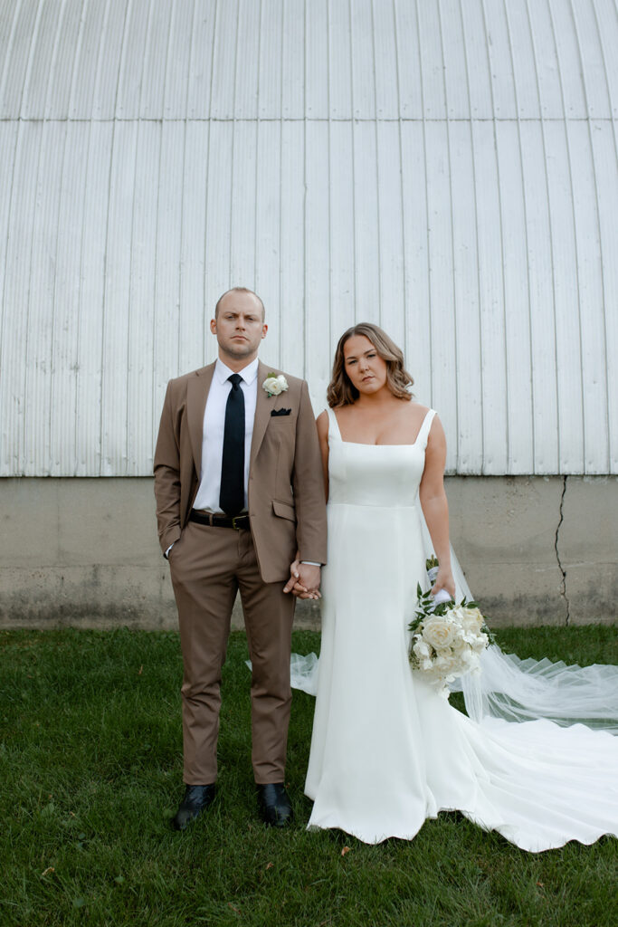 Madison Wisconsin Modern Western wedding photographed by Claire Neville Photography