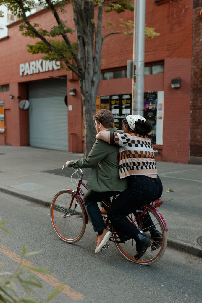 Downtown Seattle Public Market Engagement Session photographed by Claire Neville photography