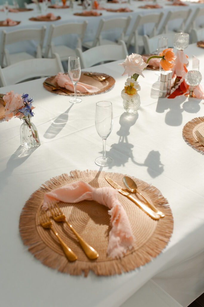 Modern Eclectic Beach wedding in clearwater Florida photographed by Claire Neville Photography