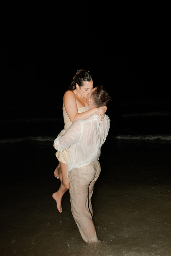 Modern Eclectic Beach wedding in clearwater Florida photographed by Claire Neville Photography