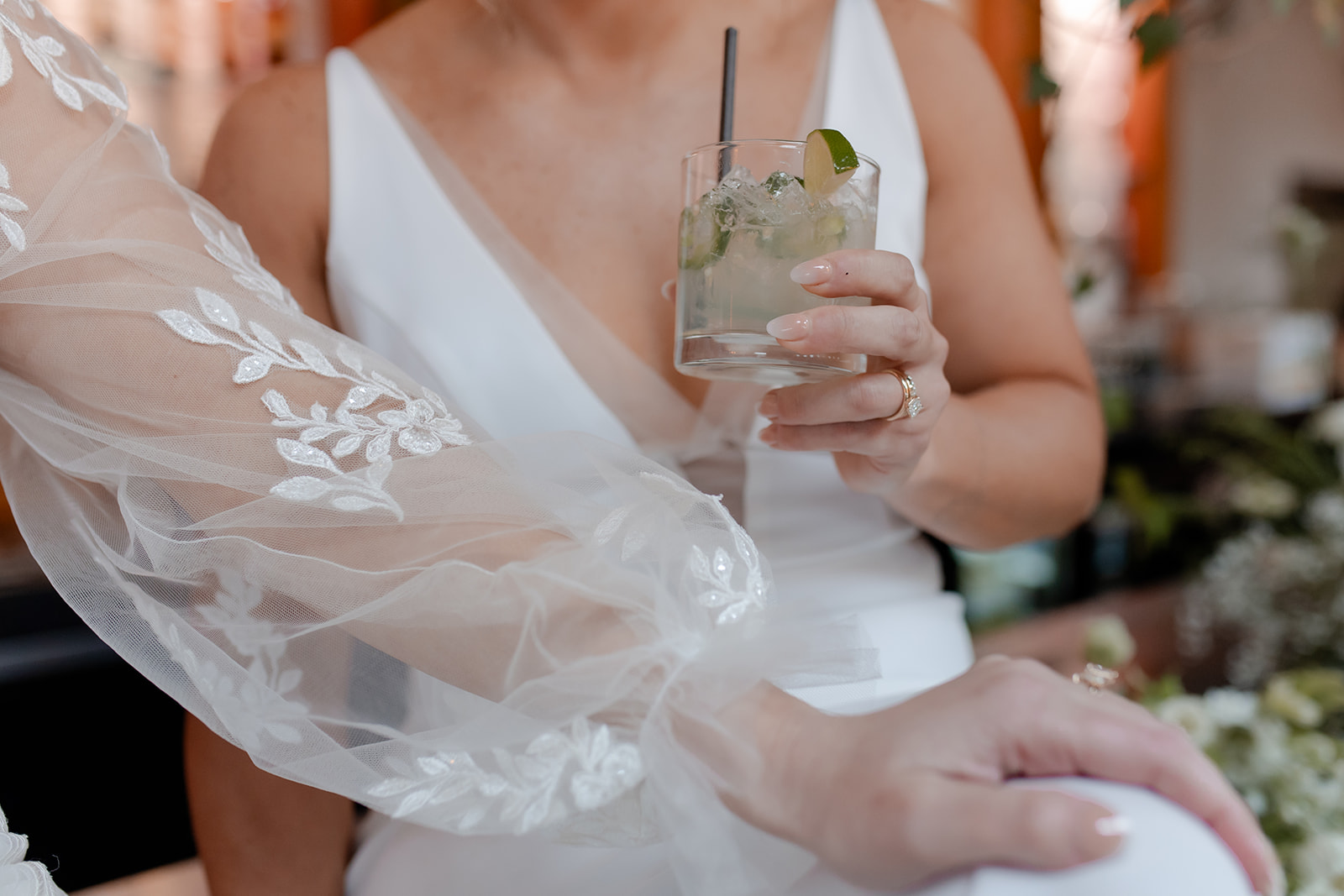 Woman loving woman wedding at the Ivy house in Milwaukee Wisconsin shot by Claire neville photography