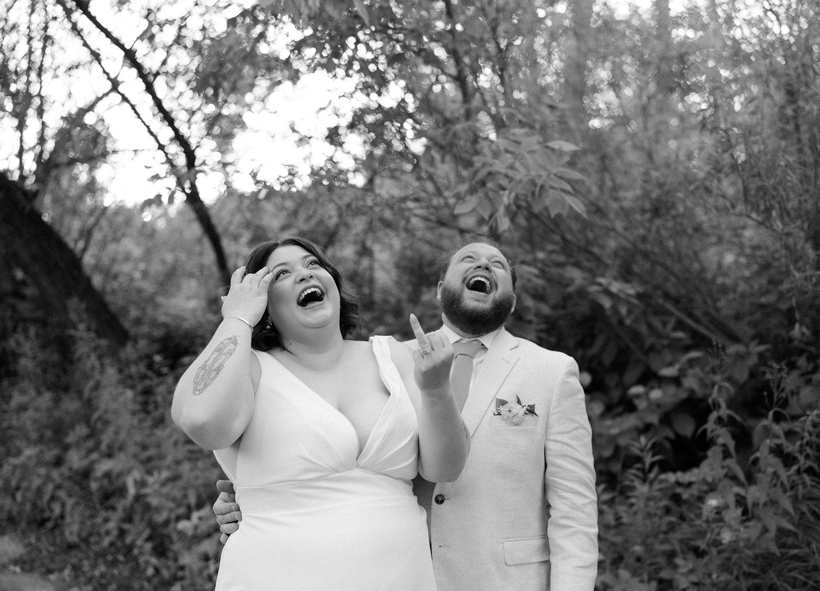 Emily and Owen had a beautiful sunny day for their wedding at Schlitz Audubon. Their love shone through in each picture, showing the real emotions of their special day.